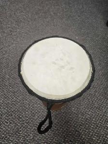Djembe 7' wooden hand drum - Photo 2