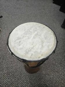 Djembe 8' Wooden Hand Drum - Photo 2
