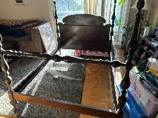 Wood Double Bed Frame - Photo 2