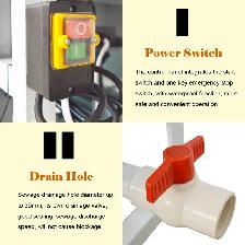 Semi-Automatic Egg Washing Machine Egg Washer 028289 - Photo 8