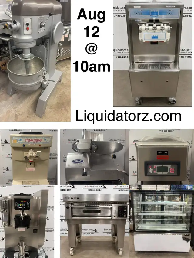 Aug 12 @ 10am Liquidatorz.com online auction Don’t miss out