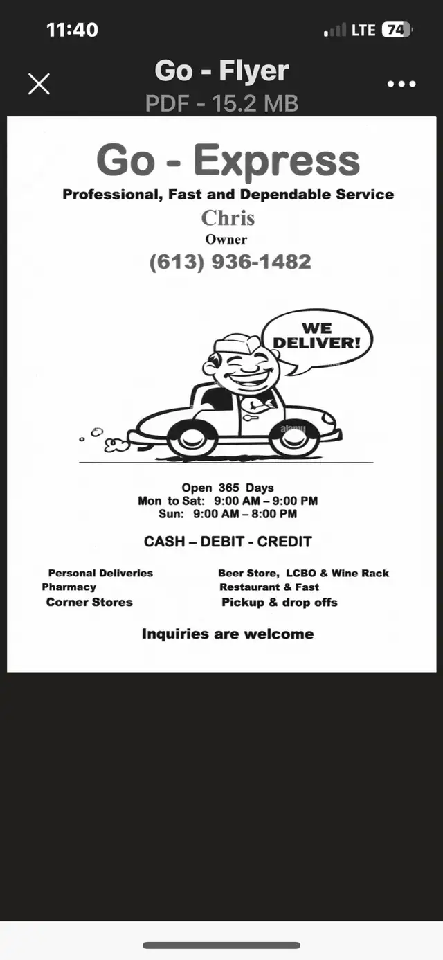 delivery drivers
