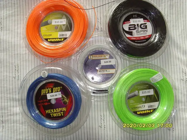 TENNIS RACKET STRINGING PROFESSIONAL WAY $24 ALL INCLUDED