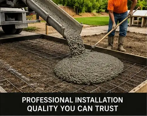 Concrete Pad Construction for Outdoor Sheds