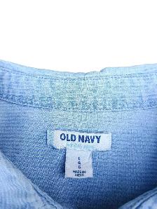 Old Navy Women's Classic Chambray Button-Down Shirt - Photo 2