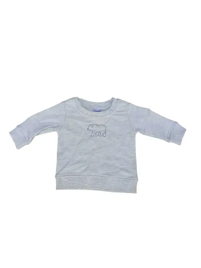 Anko Baby Long-Sleeve Bear Crewneck Sweatshirt