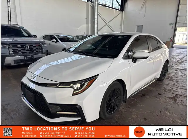 2020 Toyota Corolla SE/No Accident/One Owner/Low KMs!