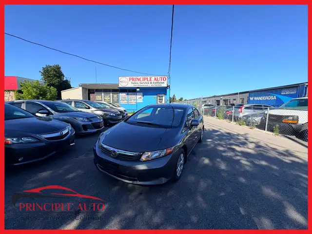 2012 Honda Civic LX 122KM CERTIFIED-WARRANTY