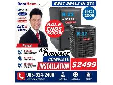 air conditioner air conditioner and Furnace SALE , AC from $2499