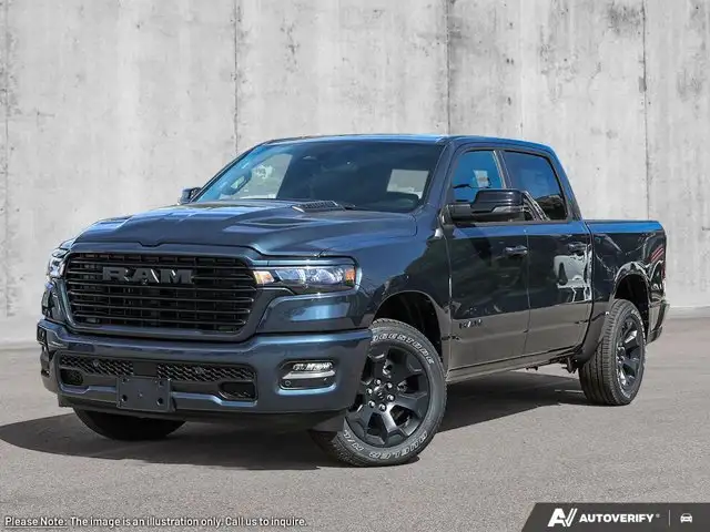 2026 Ram 1500 Sport Crew 4x4 Hemi Nav Heated Seats & Steering