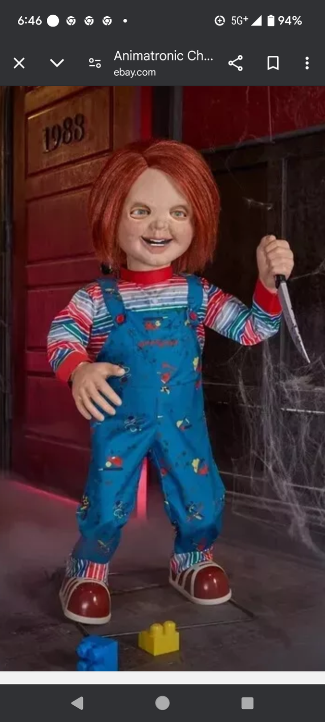 Animated Chucky 3.5 feet