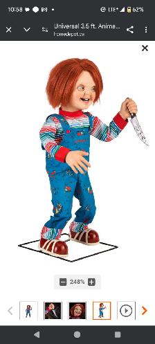 Animated Chucky 3.5 feet - Photo 9