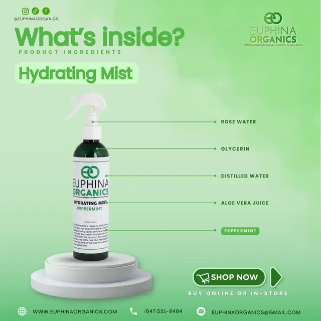 Euphina Organics Hydrating Mist