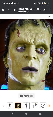 Life size animatronic Frankenstein