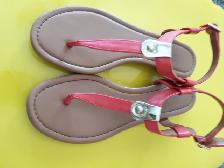 UNE PAIRE DE SANDALES STYLE&CO GR 7 FEM BEIGE ORANGE OR: $10.00 - Photo 3