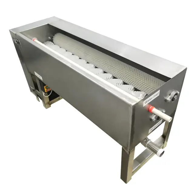 110V 304 Stainless Steel Semi-Automatic Egg Washer Brush 028355