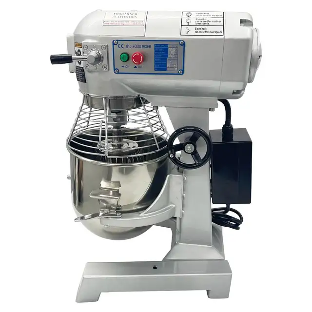 110V 450W Commercial Dough Food Mixer 15L Bakery Blender 029013