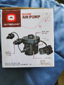 Outbound electric air pump for  air mattresses New cond. $8.00