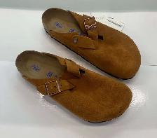 Birkenstock Boston Soft Footbed Suede Leather in Mink - Photo 3