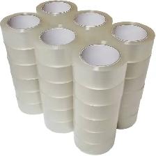 CLEAR PACKING TAPE 2' x 100 M , 36 ROLLS/BOX