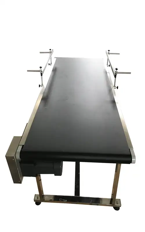 59''x 19.6' Powered Rubber PVC Belt Conveyor Machine110V 230049