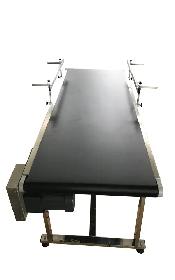 59''x 19.6' Powered Rubber PVC Belt Conveyor Machine110V 230049
