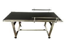 59''x 19.6' Powered Rubber PVC Belt Conveyor Machine110V 230049 - Photo 2