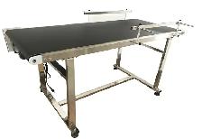 59''x 19.6' Powered Rubber PVC Belt Conveyor Machine110V 230049 - Photo 3