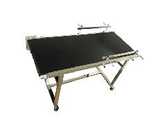 59''x 19.6' Powered Rubber PVC Belt Conveyor Machine110V 230049 - Photo 6