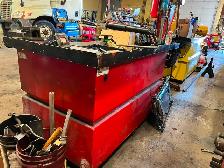 SALE! Heavy-Duty Work Bench with 1100L Oil Tank, Pump & 40' Hose