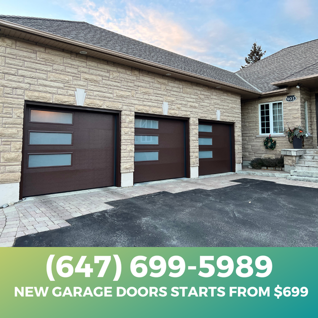 Garage Door Installation Starts From $699 | All Doors In Stock