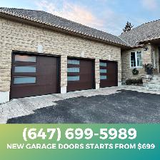 Garage Door Installation Starts From $699 | All Doors In Stock