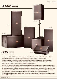 Audio Production- JBL Srx 700 series