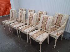 Set of 8 Vintage Dining Chairs - Photo 7