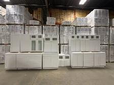Premium Quality White Shaker Kitchen Cabinet Set Clearance Sale!
