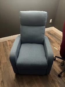 Very nice compact reclining chair for sale for $150