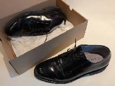 Bates E00968 Men's Leather Uniform Oxford Shoes, Black, Size 12 - Photo 2