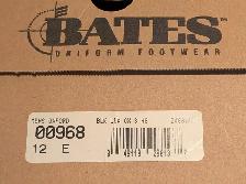 Bates E00968 Men's Leather Uniform Oxford Shoes, Black, Size 12 - Photo 3