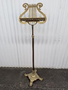 Antique Lyre Music Stand