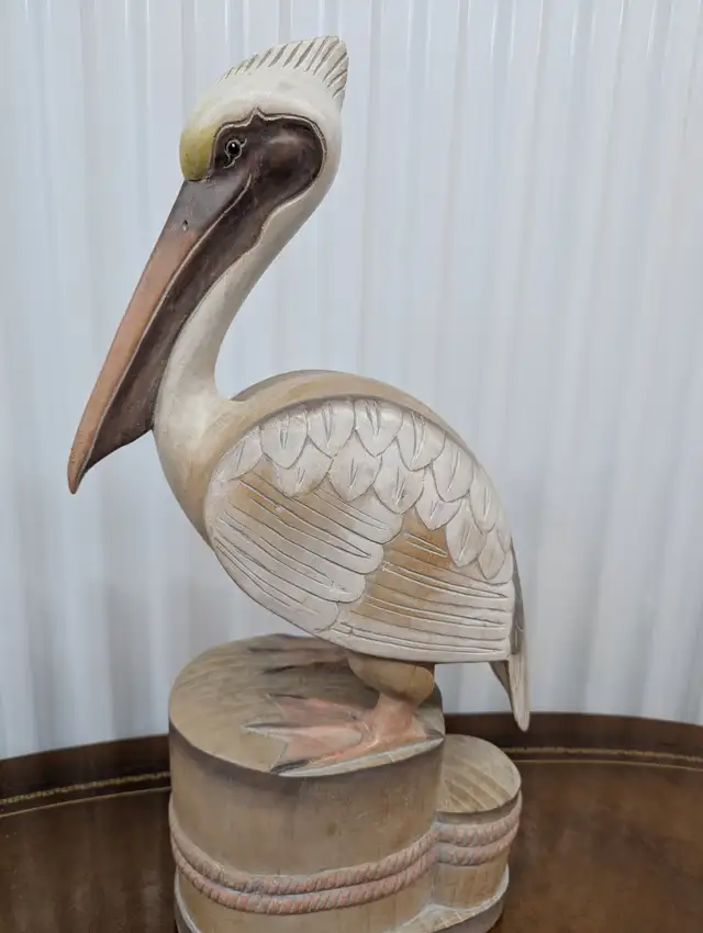 Wood Carved Bird