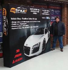 2 DAYS Production Tradeshow 8ft Pop Up Fabric Display   Graphics - Photo 2