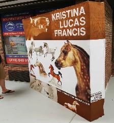 2 DAYS Production Tradeshow 8ft Pop Up Fabric Display   Graphics - Photo 6
