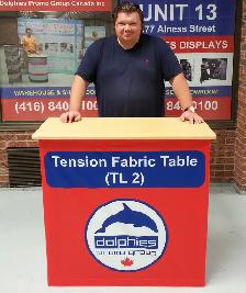 2 DAYS Production Tradeshow 8ft Pop Up Fabric Display   Graphics - Photo 11