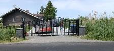 Driveway Dual Swing Gates Wrought Iron Metal Gates 10FT to 20FT - Photo 6
