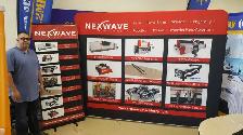 2 DAYS Production: Trade Show Event 10ft Tube Fabric Displays - Photo 4