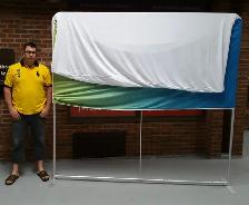 2 DAYS Production: Trade Show Event 10ft Tube Fabric Displays - Photo 10