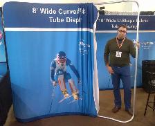 2 DAYS Production: Trade Show Event 10ft Tube Fabric Displays - Photo 15