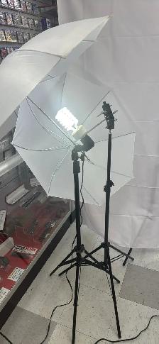 Kit d’éclairage photo / vidéo avec fond blanc | Complet - Photo 2