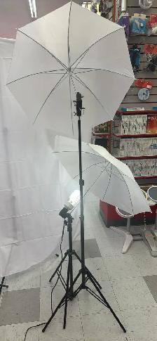 Kit d’éclairage photo / vidéo avec fond blanc | Complet - Photo 3
