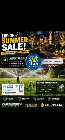 Irrigation & Landscape lighting